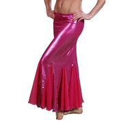 Belly Dance Glossy Lycra Mermaid Skirt
