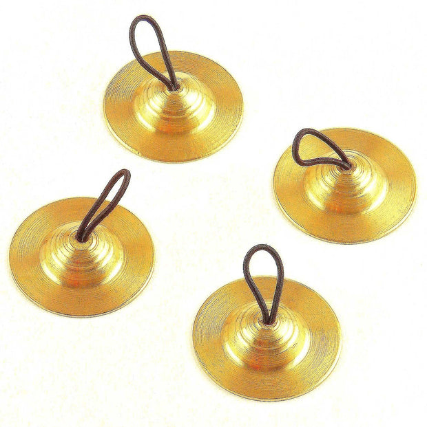 Belly Dance Gold Plain Zill/Finger Cymbals