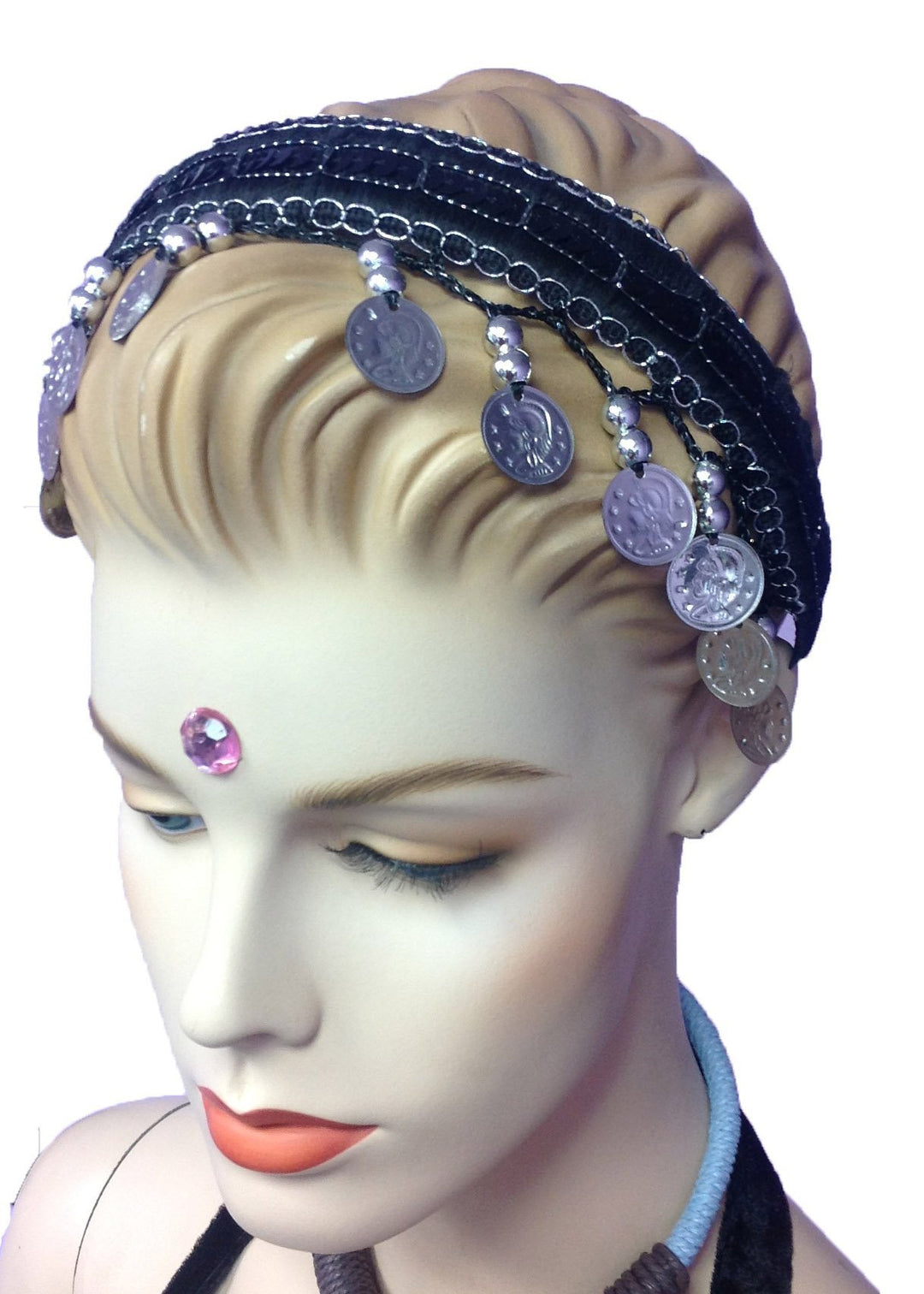 Outlet Vintage Belly Dancer Highly Embellished Head Band