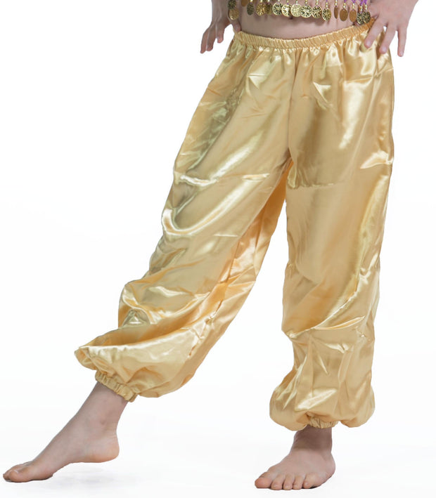 Belly Dance Kids Satin Harem Pants |  SHINE ON