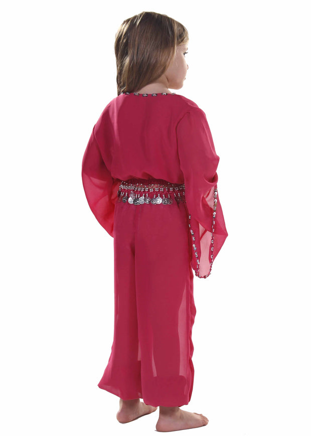 Belly Dance Kids Top & Harem Pants Costume Set | JUNIOR RAQS