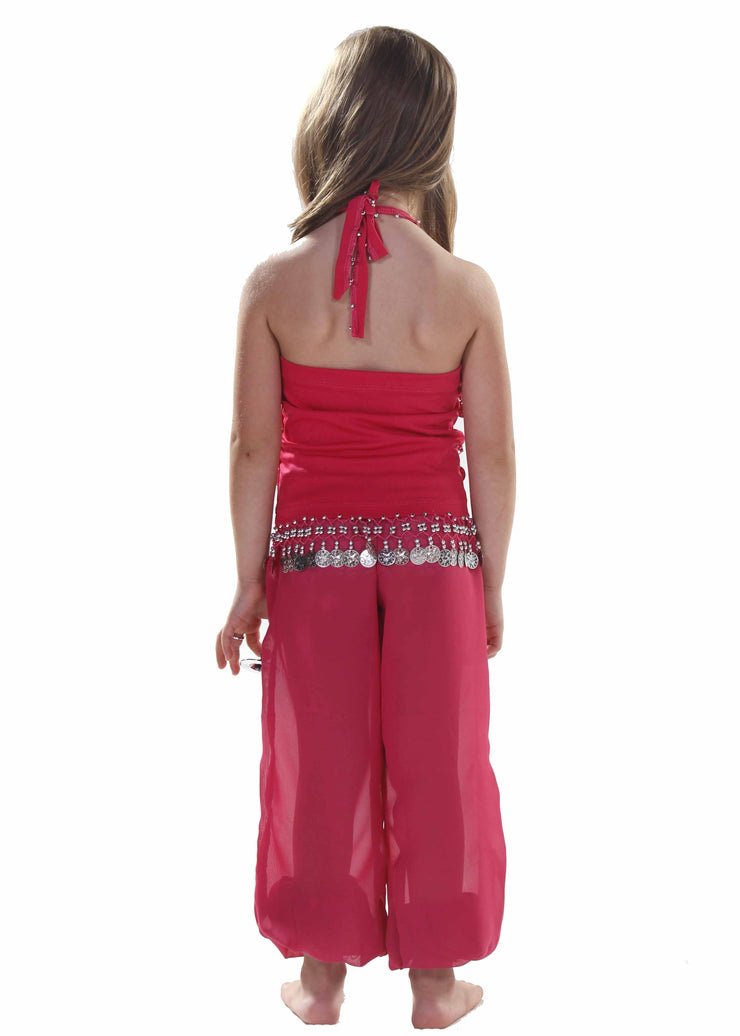Belly Dance Kids Top & Harem Pants Costume Set | RAQUIN RIGHT