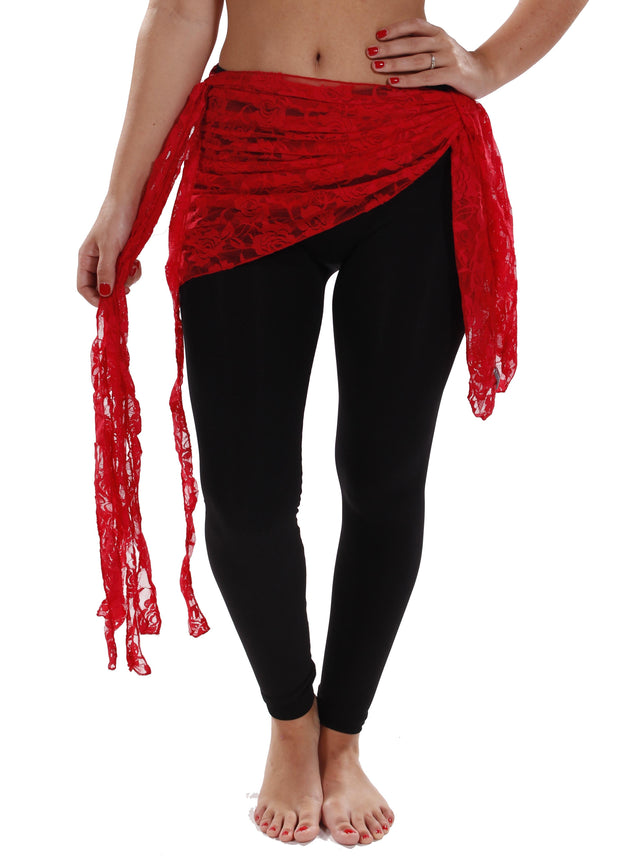 Belly Dance Lace Hip Scarf | GOTH LACE