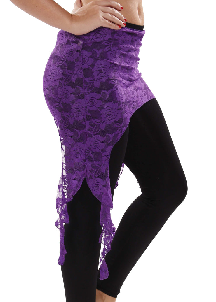 Belly Dance Lace Hip Scarf | TRIBAL FUSION DRAPE