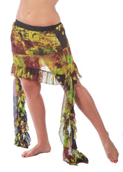 Belly Dance Multi Pattern Skirt | TJADA FRINGE AND TIES