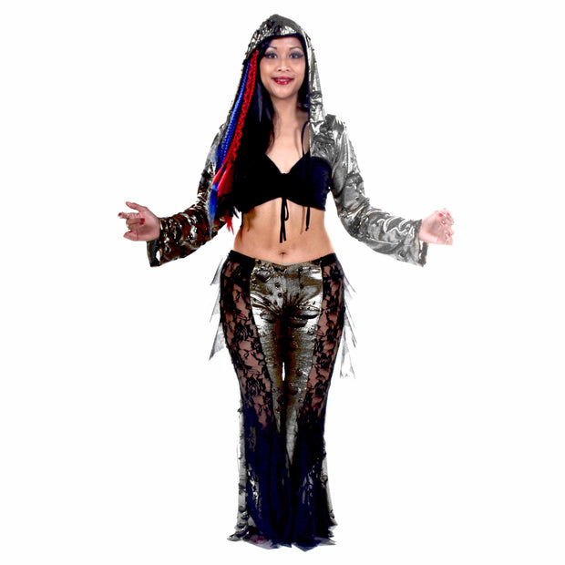 Belly Dance Pants, Hoodie, & Top Costume Set | URBAN SHIMMER RAQS