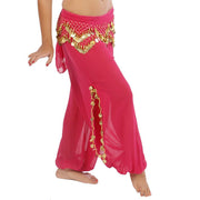 Belly Dance Plus Size Chiffon Harem Pants with Side Slits | MAIDEN DANCE PLUS