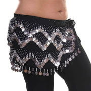 Belly Dance Plus Size Chiffon Triangular Pattern Hip scarf | THE WINDING WINDS