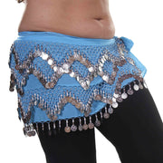 Belly Dance Plus Size Chiffon Triangular Pattern Hip scarf | THE WINDING WINDS
