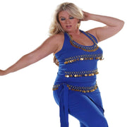 Belly Dance Plus Sized Lycra Stretchy Halter Top | FESTIVE