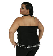 Belly Dance Plus Sized Lycra Stretchy Tank-Top | KARSILAMA