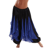 Belly Dance Satin & Chiffon Harem Pants | TURN AND TWIRL