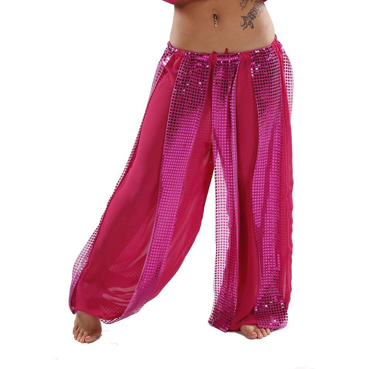 Belly Dance Sequined Harem Pants  BALINOLU SPARKLE - 24.99 USD –  MissBellyDance