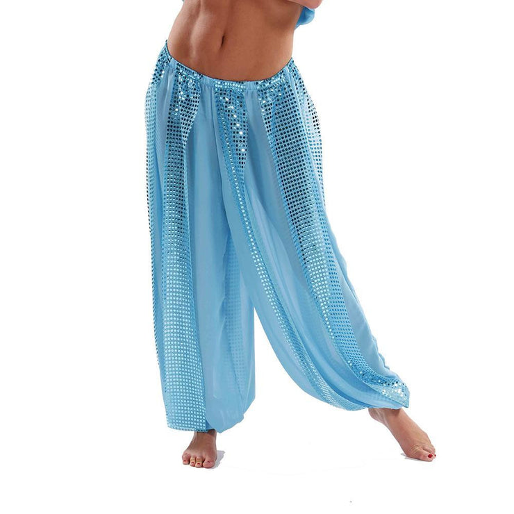 Belly Dance Sequined Harem Pants  BALINOLU SPARKLE - 24.99 USD –  MissBellyDance