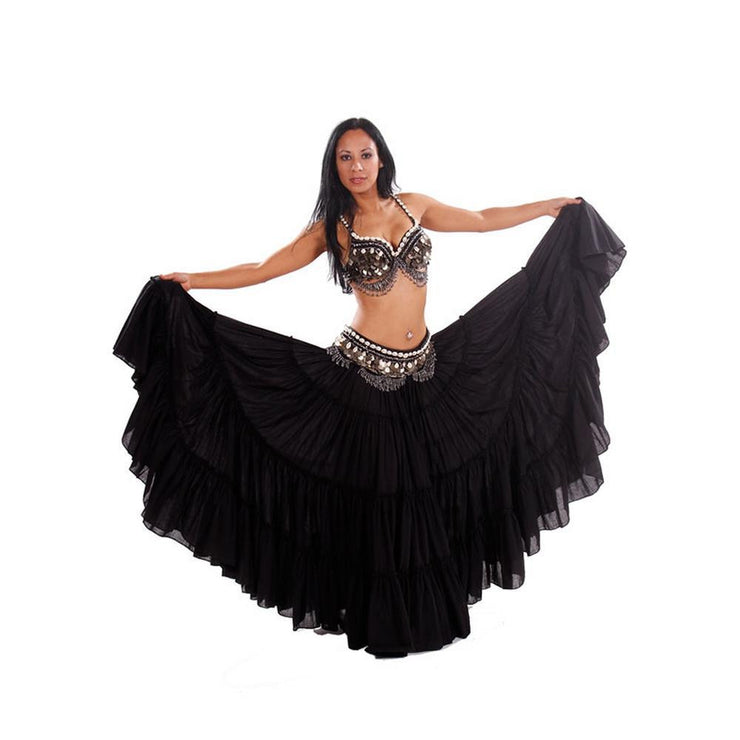 Belly Dance Skirt, Bra, & Belt Costume Set