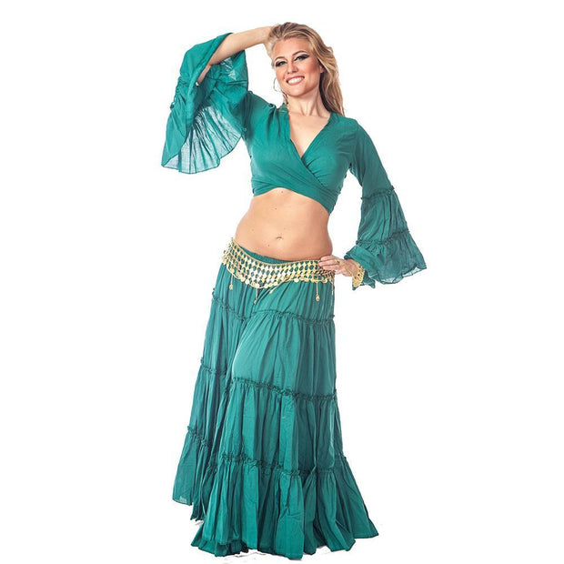Belly Dance Skirt, Choli, & Belt Costume Set | BELLED DREAMS
