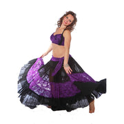 Belly Dance Skirt, Top, & Hip Scarf Costume Set | COLOR DOBLE