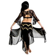 Belly Dance Top, Skirt, & Hip Scarf Costume Set | KIRA'S SONG