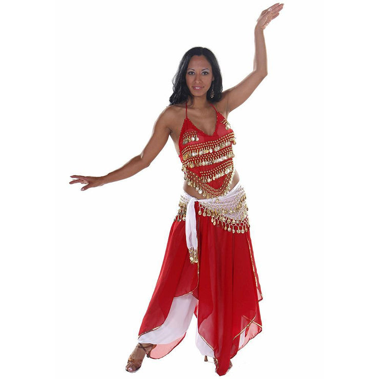 red belly dance costumes
