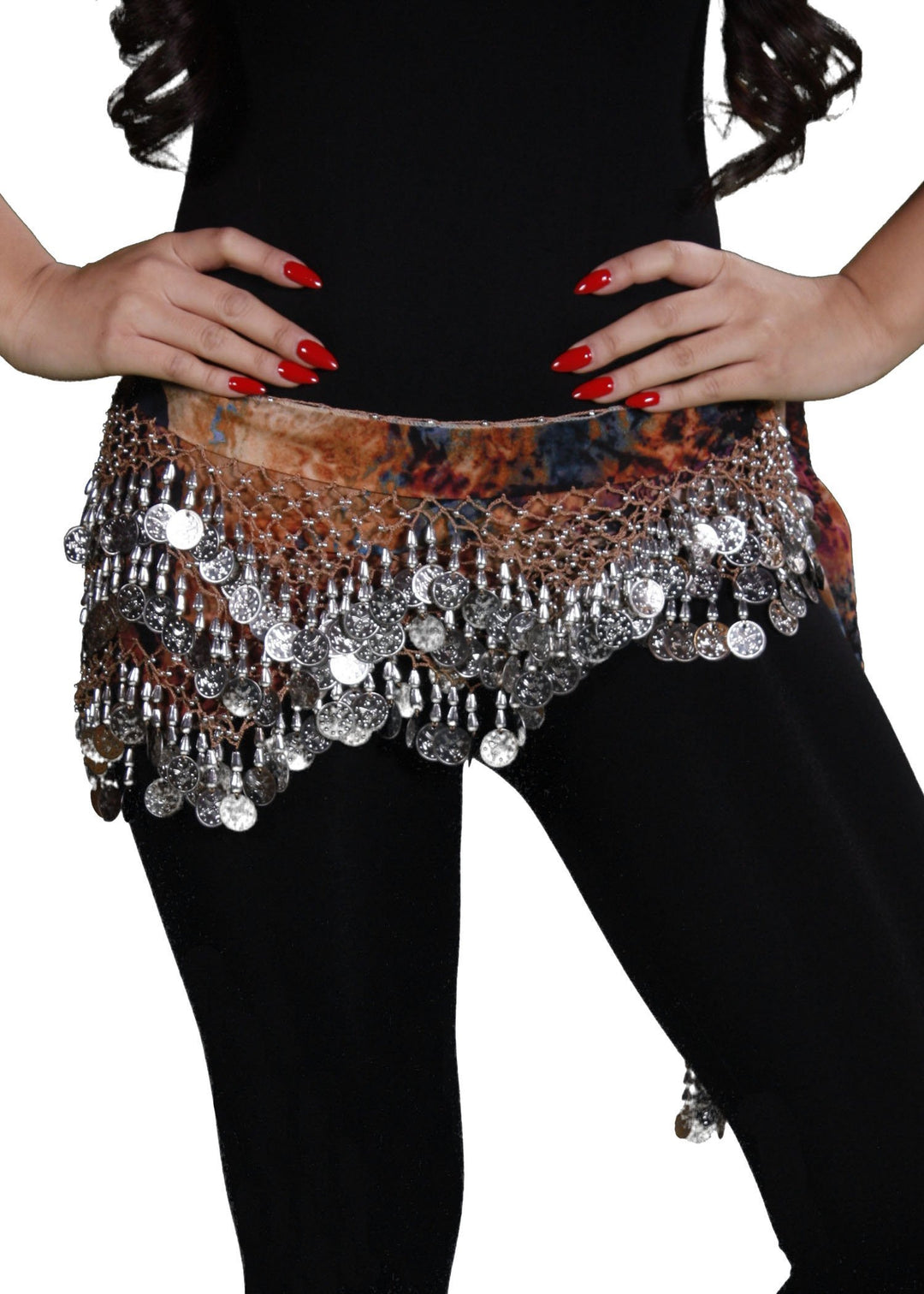 Belly Dance Triangular Design Pattern Hip Scarf RAQS SWAY
