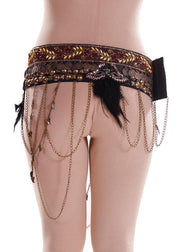 Belly Dance Tribal Belt with Chains | FUSION FLEUR