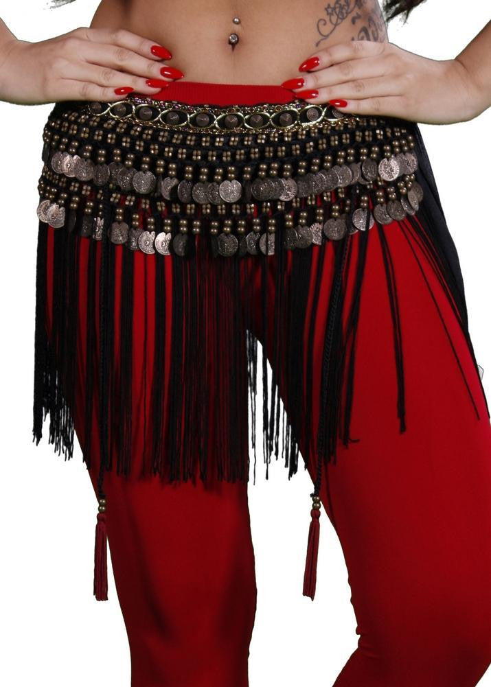 Belly Dance Tribal Belt with Fringe | TRIBAL FRINGE - 21.99  display picture 1