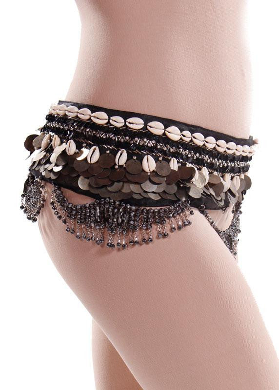 Belly Dance Tribal Belt with Shells | COWRIE & COINS
