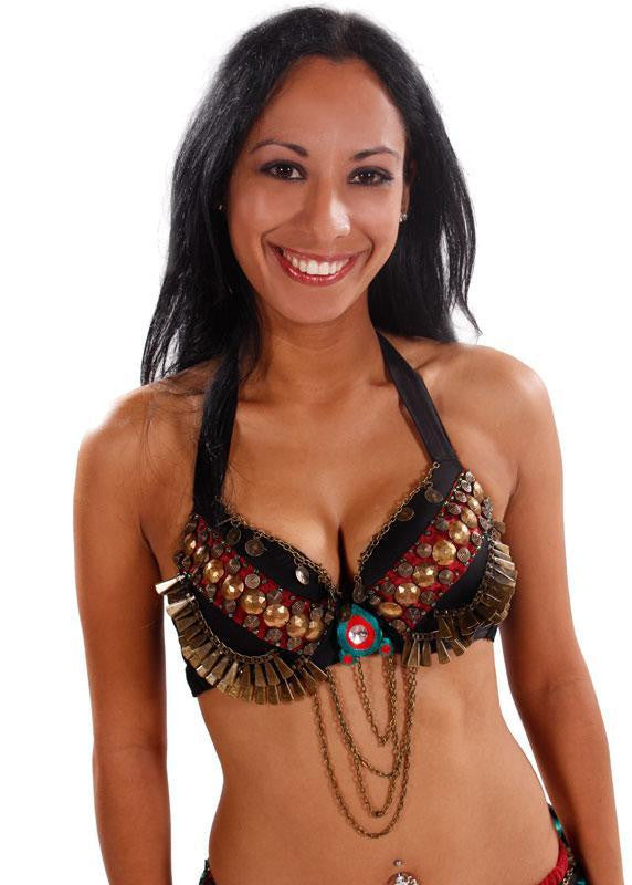 Belly Dance Tribal Bra | AACHOJAI ADO BRA - 34.99 USD – MissBellyDance