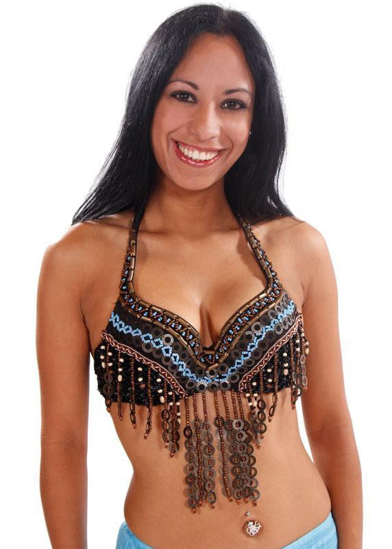 Belly Dance Tribal Bra Top | TELA COINS