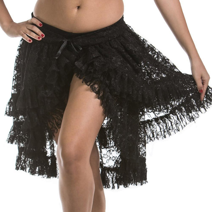Belly Dance Tribal Lace Bustle Skirt | RUFFLE BUSTLE