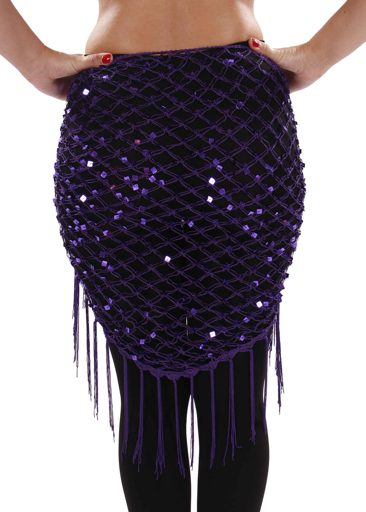 Belly Dancer Colorful Net Hip Scarf  MASRI MESH - 21.99 USD –  MissBellyDance