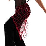 Belly Dancer Colorful Net Hip Scarf | MASRI MESH