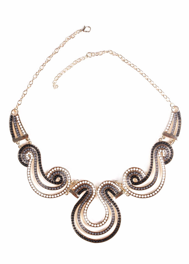 Egypt Chain Necklace | TRICOLOR SWIRLS