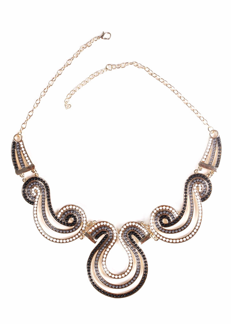 Egypt Chain Necklace | TRICOLOR SWIRLS