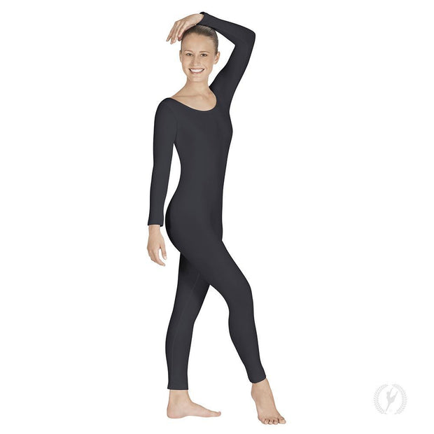 Eurotard Unisex Long Sleeve Unitard with Cotton Lycra