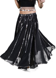 Bellydancing Chiffon 10-Yards Full Circular Gypsy Skirt